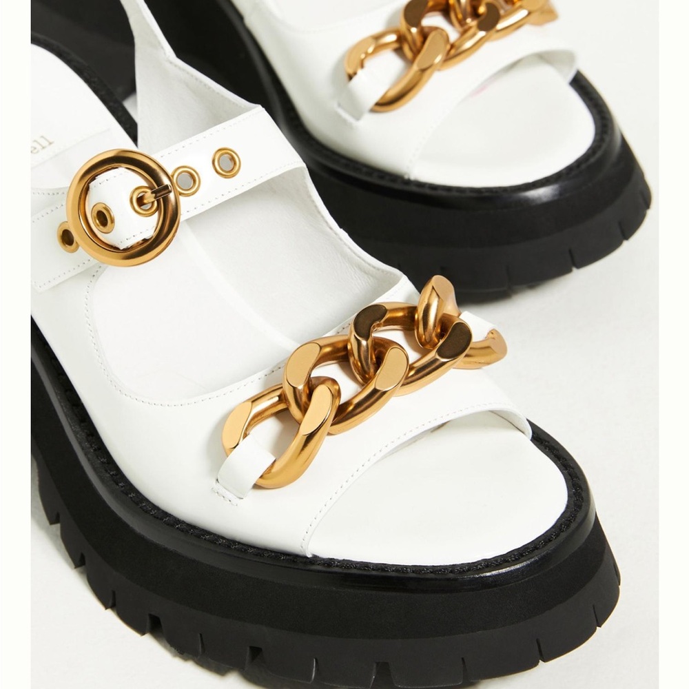 Jeffrey Campbell Crunched Sandals- size 8- in great used condition - Picture 2 of 15